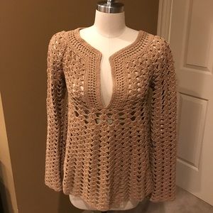 Catherine Malandrino crochet sweater
